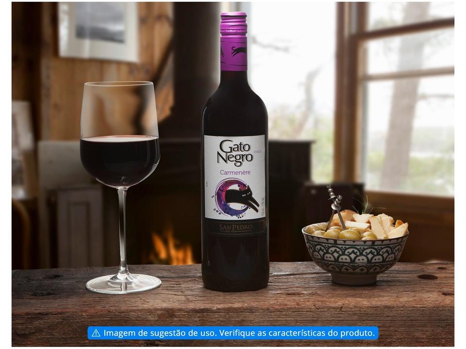 Vinho Tinto Seco Gato Negro Carmenère Chile - 4
