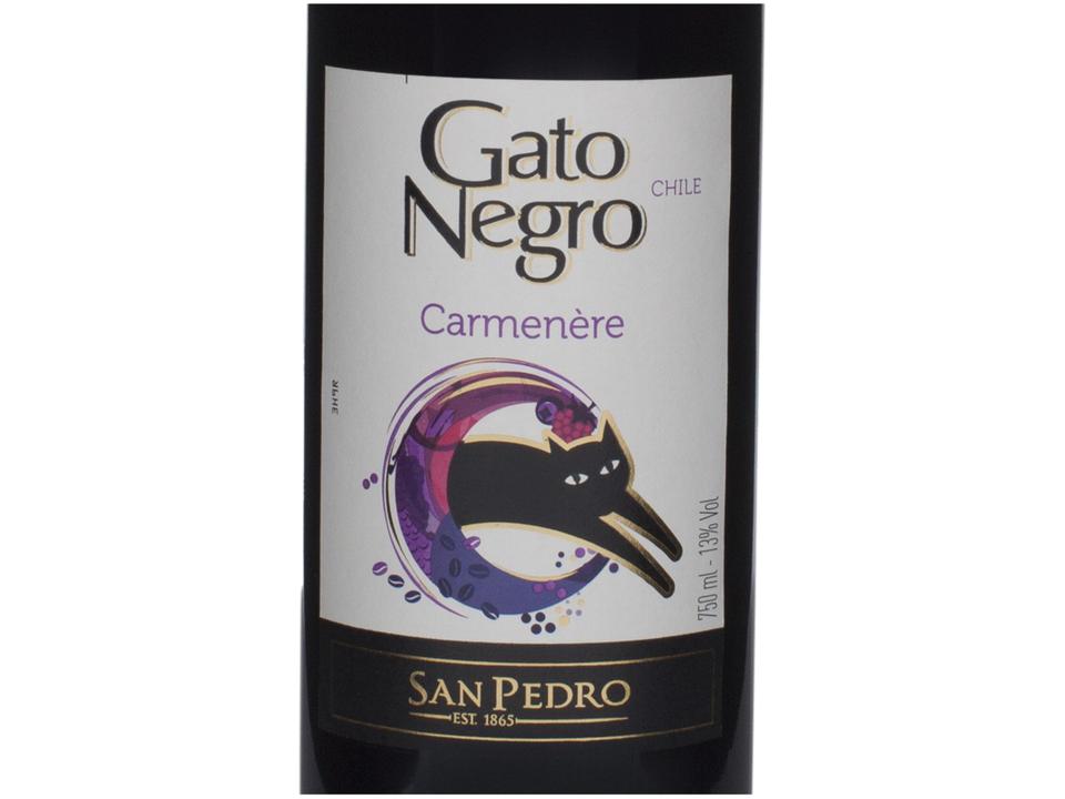 Vinho Tinto Seco Gato Negro Carmenère Chile - 6