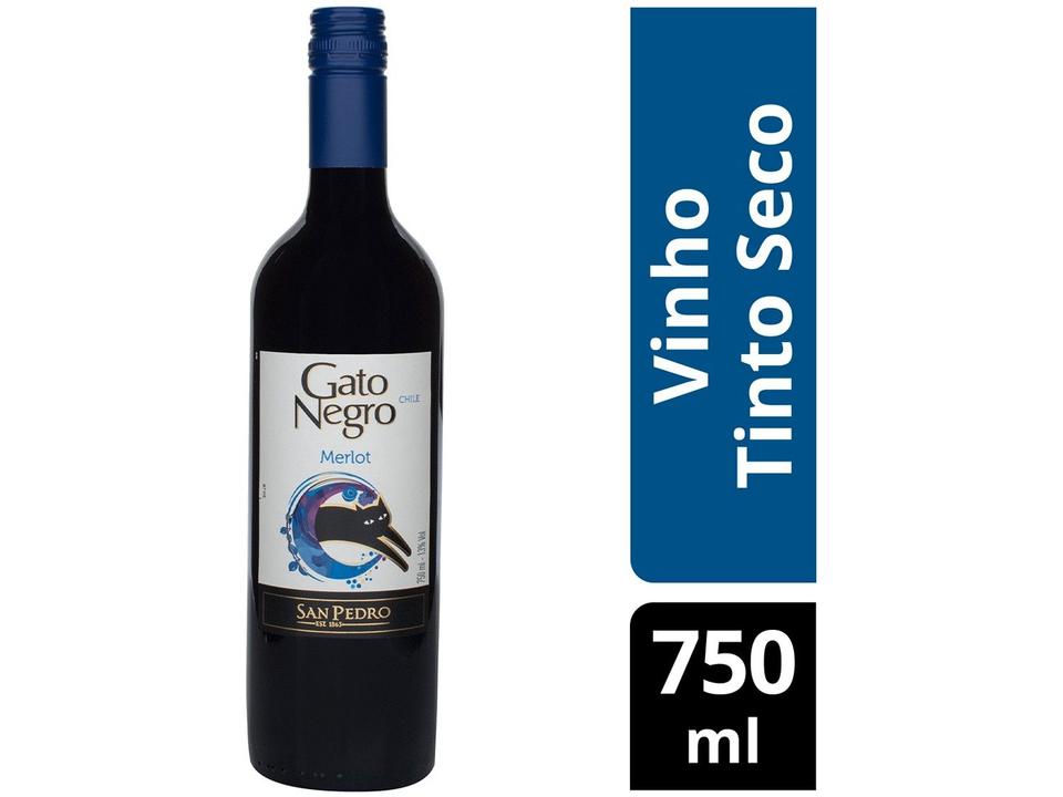 Vinho Tinto Seco Gato Negro Merlot Chile - 1