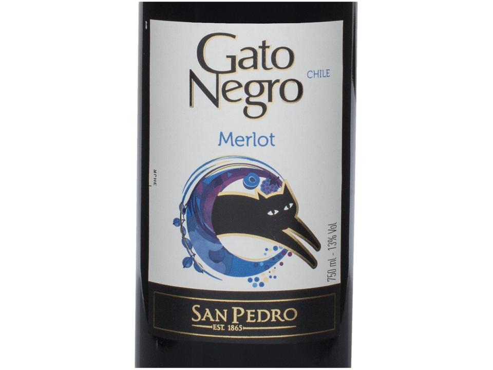 Vinho Tinto Seco Gato Negro Merlot Chile - 5