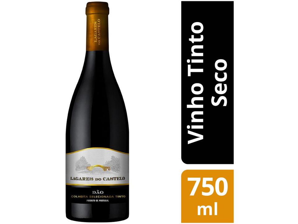 Vinho Tinto Seco Lagares do Castelo - Colheita Selecionada Dão 2019 Portugal 750ml - 1