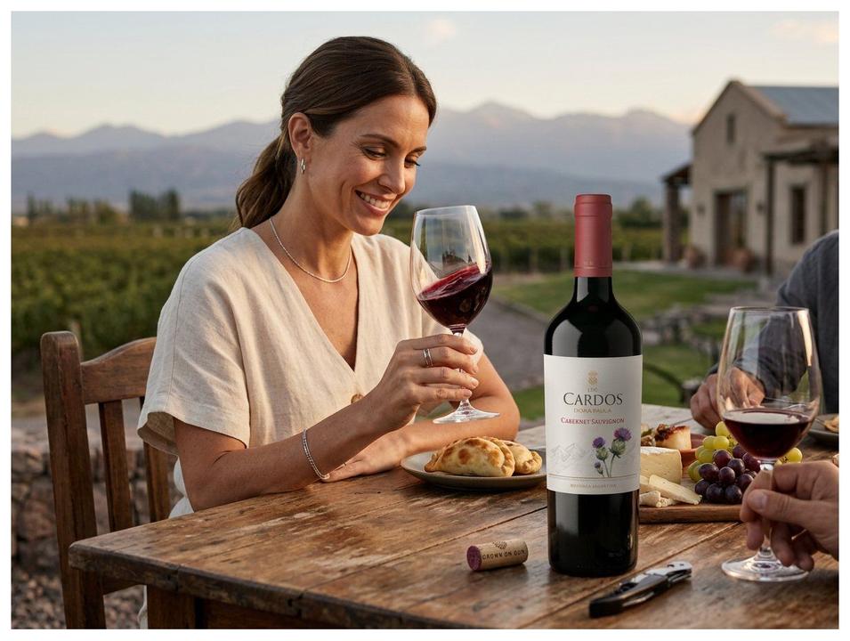 Vinho Tinto Seco Los Cardos Doña Paula Cabernet Sauvignon Argentino 750ml - 1