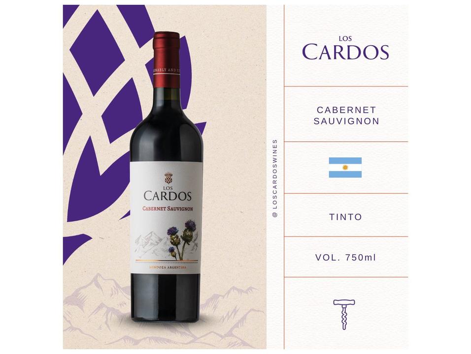 Vinho Tinto Seco Los Cardos Doña Paula Cabernet Sauvignon Argentino 750ml - 4