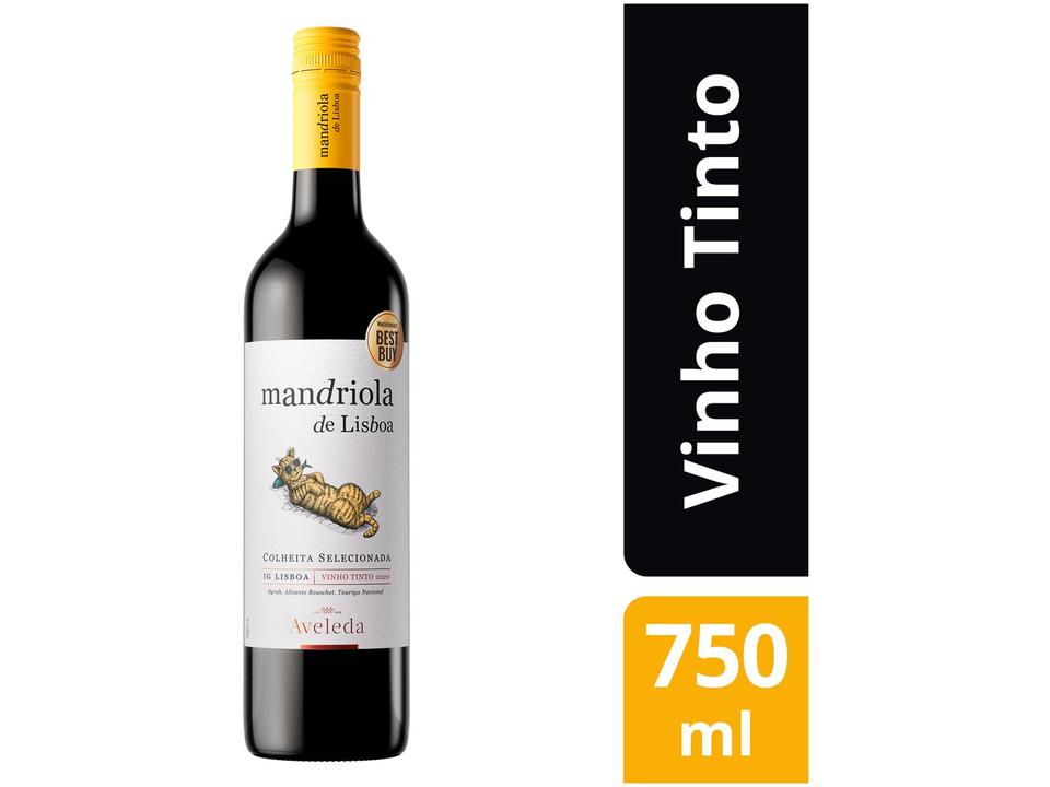 Vinho Tinto Seco Mandriola de Lisboa - 1
