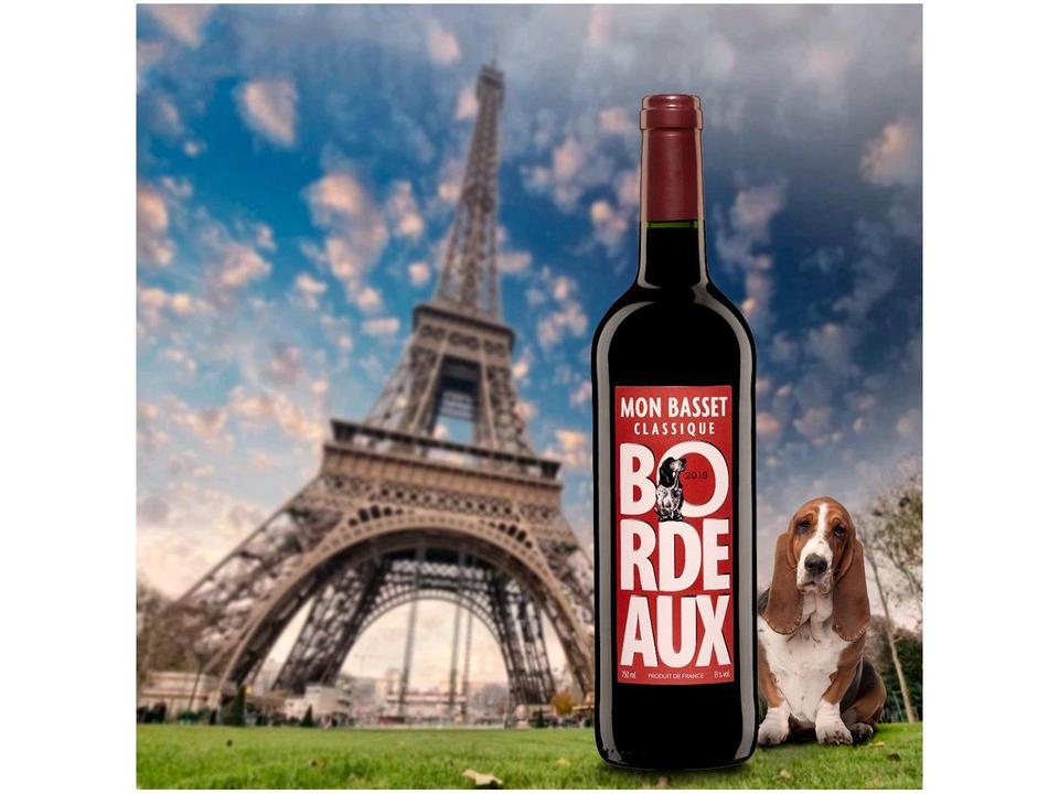 Vinho Tinto Seco Mon Basset Classique Bordeaux - 2019 França 750ml - 5