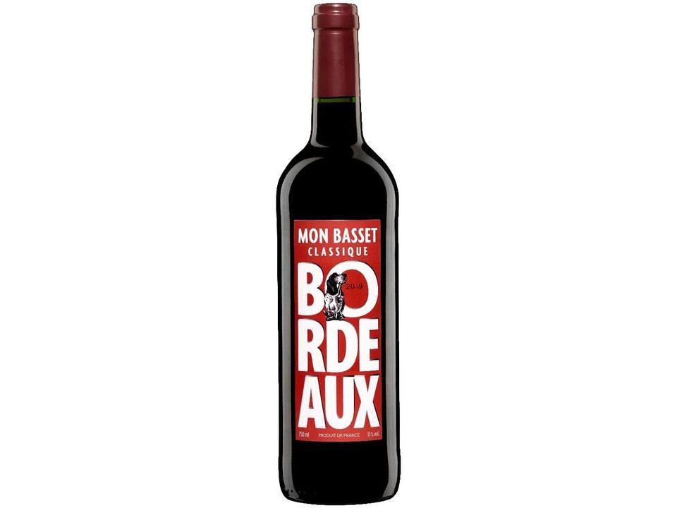Vinho Tinto Seco Mon Basset Classique Bordeaux - 2019 França 750ml