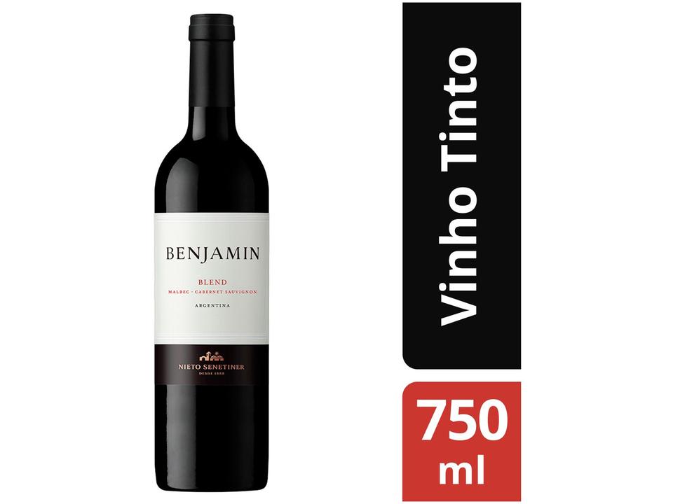 Vinho Tinto Seco Nieto Senetiner Blend Benjamin - Argentina 750ml - 1