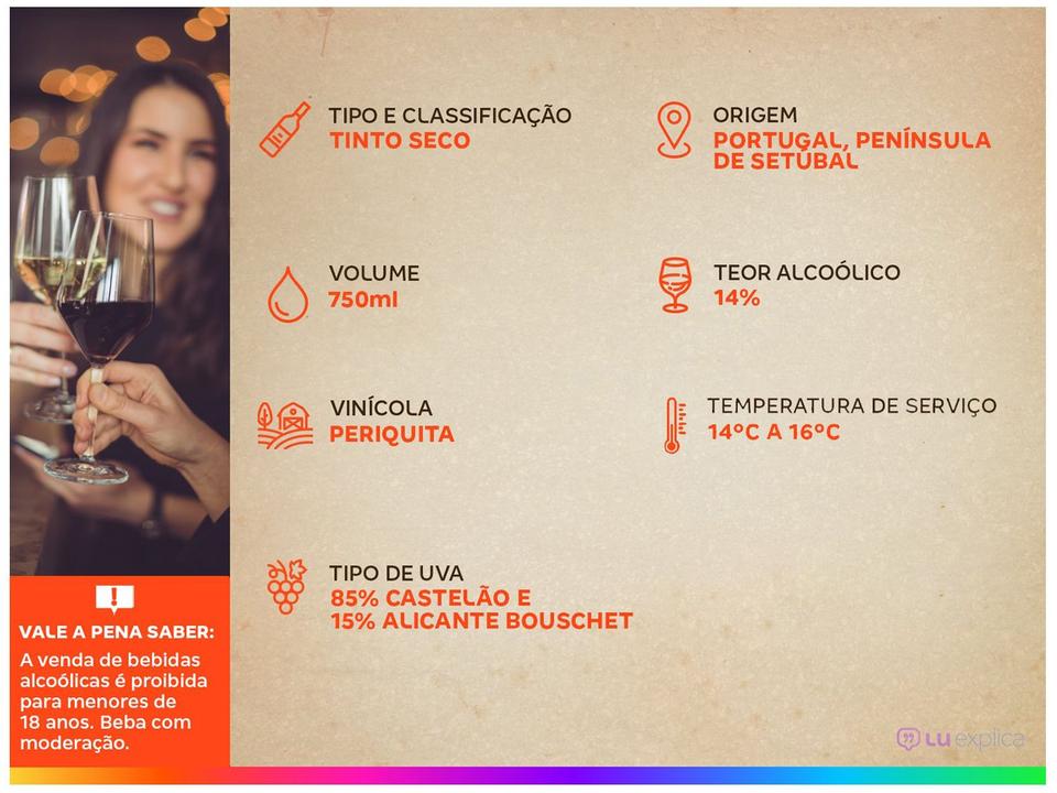 Vinho Tinto Seco Periquita Red Blend - Portugal 750ml - 2