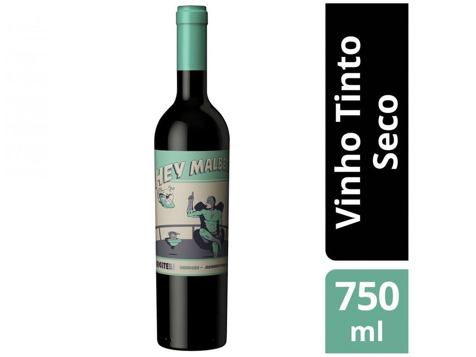 Vinho Tinto Seco Riccitelli Hey Malbec 2013 - Argentina 750ml - 1