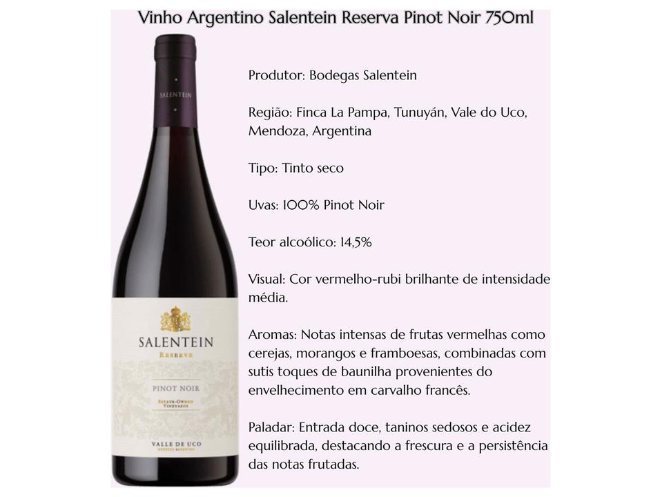Vinho Tinto Seco Salentein Reserva Argentina 750ml - 2