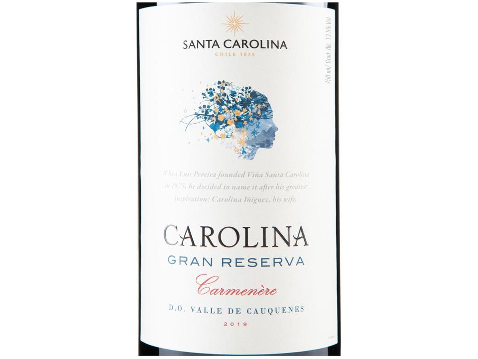 Vinho Tinto Seco Santa Carolina Gran Reserva Carmenere Chile 750ml - 3