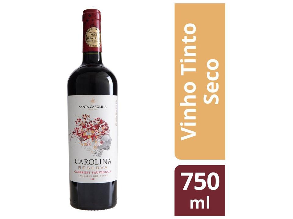 Vinho Tinto Seco Santa Carolina Reserva Cabernet Sauvignon Chile 750ml - 1