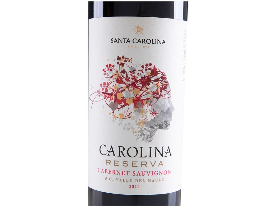 Vinho Tinto Seco Santa Carolina Reserva Cabernet Sauvignon Chile 750ml - 6