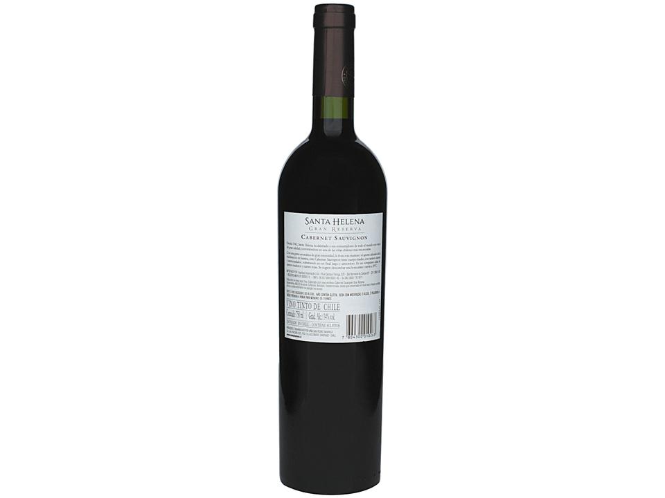 Vinho Tinto Seco Santa Helena Gran Reserva Cabernet Sauvignon 2018 750ml - 5
