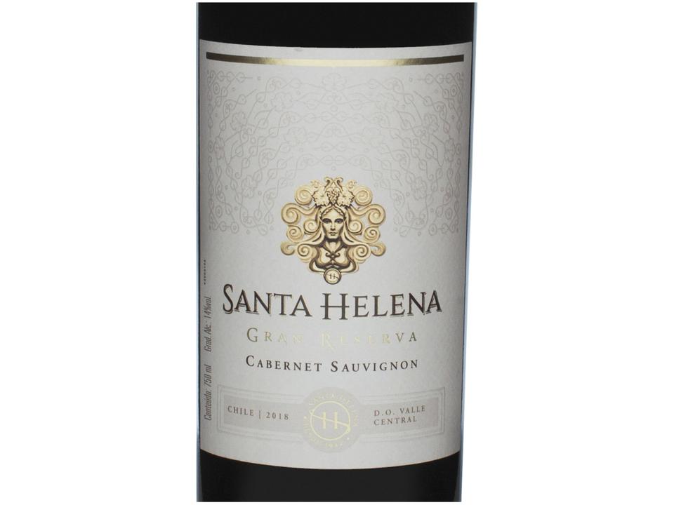 Vinho Tinto Seco Santa Helena Gran Reserva Cabernet Sauvignon 2018 750ml - 7