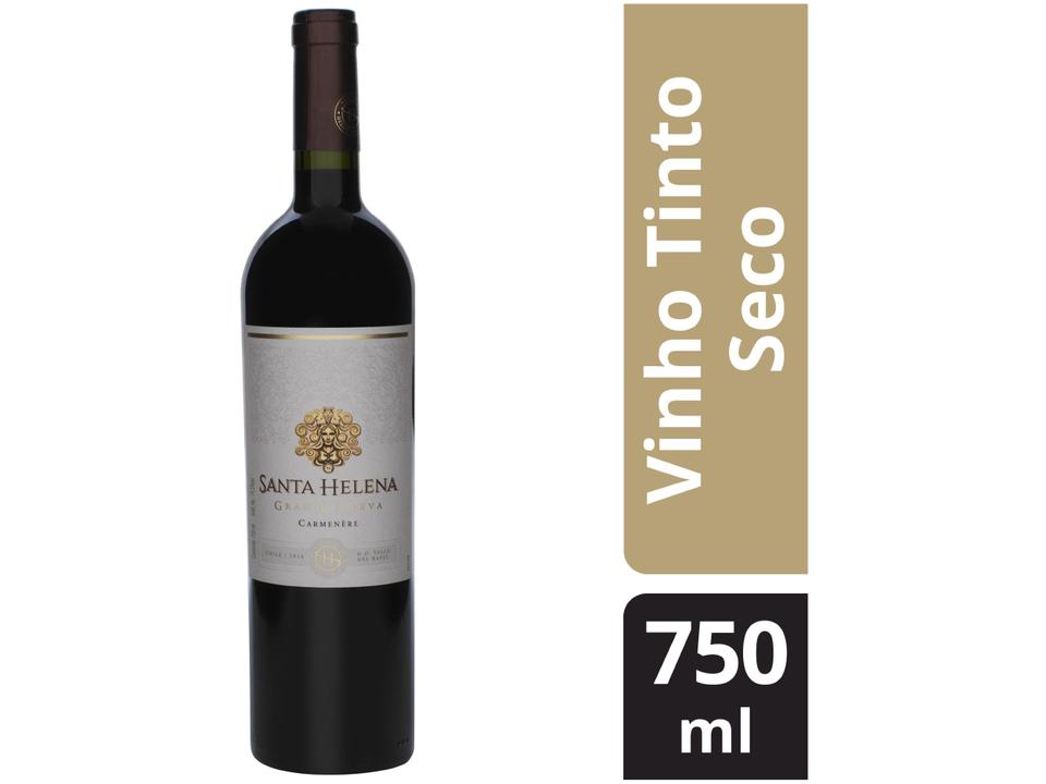 Vinho Tinto Seco Santa Helena Gran Reserva - Carmenère 750ml - 1