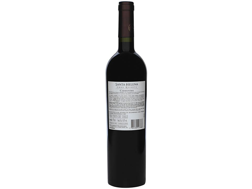 Vinho Tinto Seco Santa Helena Gran Reserva - Carmenère 750ml - 6