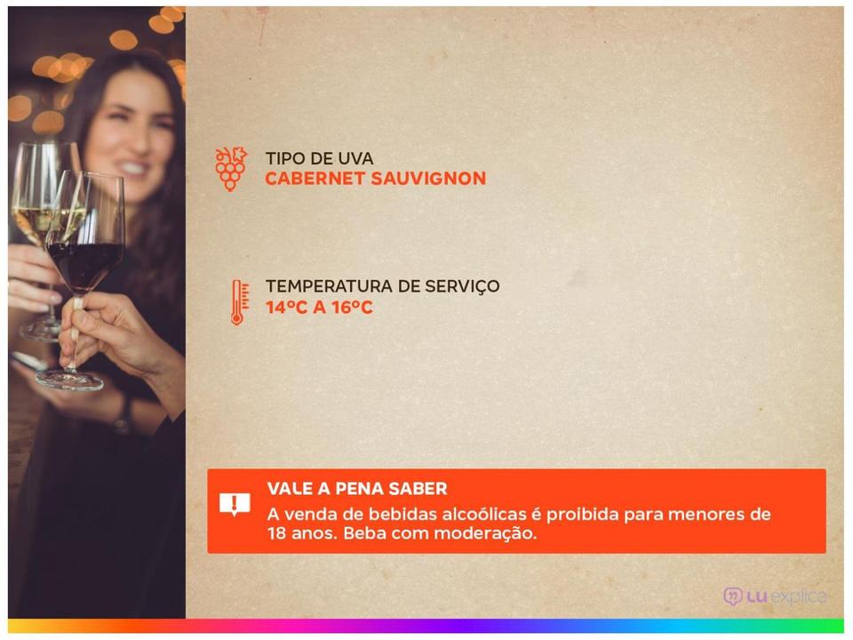 Vinho Tinto Seco Santa Helena Reservado Cabernet Sauvignon 750ml - 3