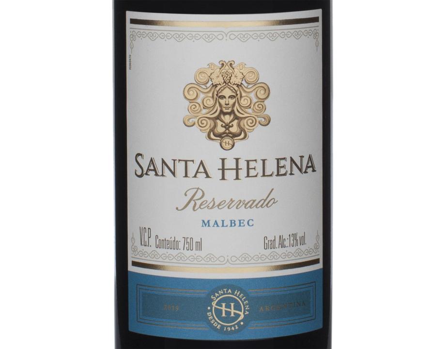 Vinho Tinto Seco Santa Helena Reservado Malbec 2019 - 750ml - 7