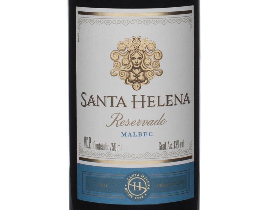 Vinho Tinto Seco Santa Helena Reservado Malbec 750ml - 7