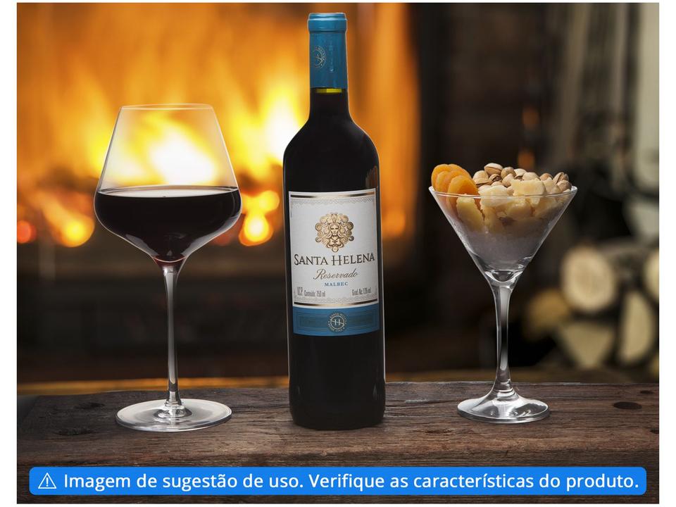 Vinho Tinto Seco Santa Helena Reservado Malbec 750ml - 5