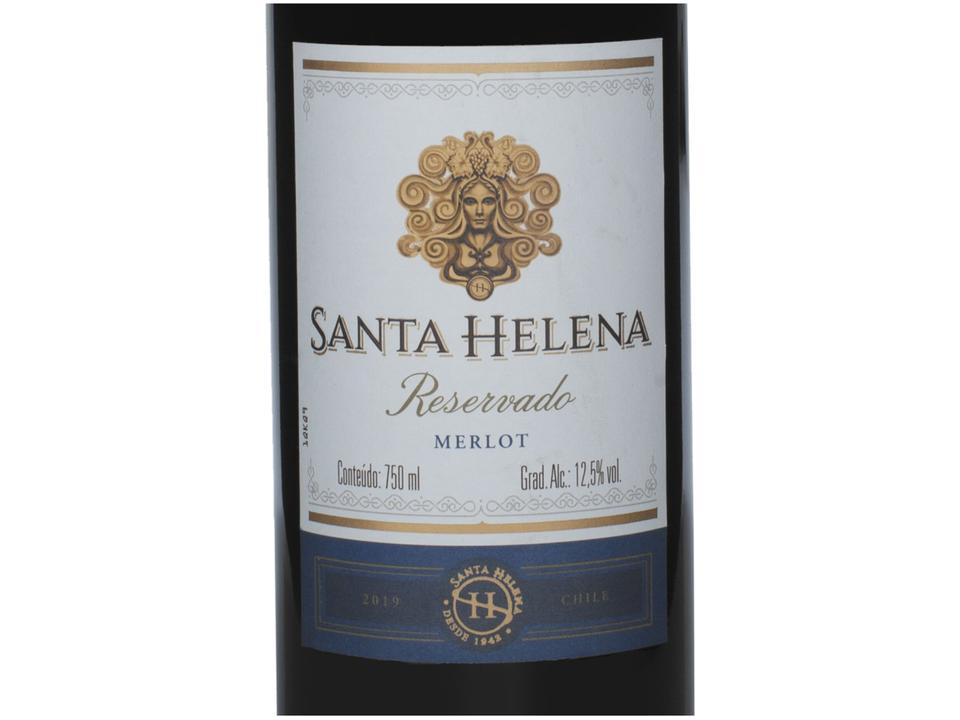 Vinho Tinto Seco Santa Helena Reservado Merlot Chile 2019 - 750ml - 8
