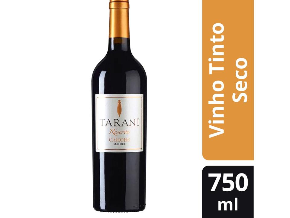 Vinho Tinto Seco Tarani Réserve Cahors Malbec - 750ml - 1