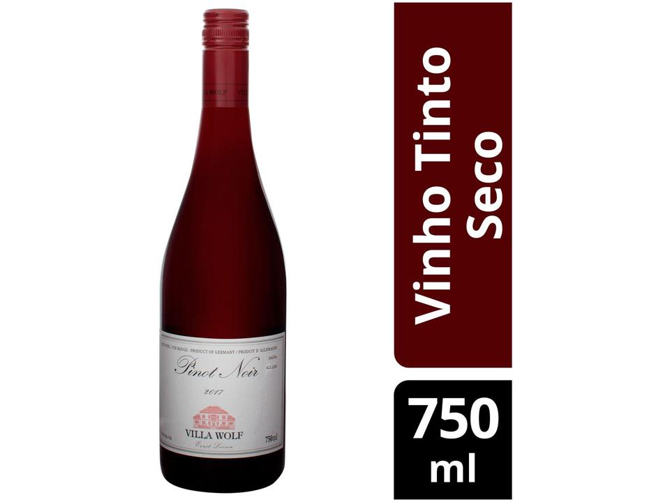 Vinho Tinto Seco Villa Wolf Pinot Noir - 750ml - 1
