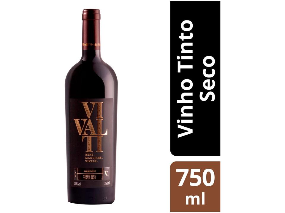 Vinho Tinto Seco Vivalti Sangiovese 2018 - Brasil 750ml - 1