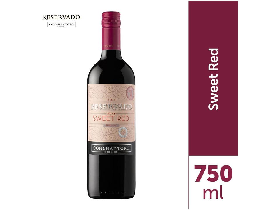 Vinho Tinto Suave Concha y Toro Sweet Red Reservado Chile 750ml - 1