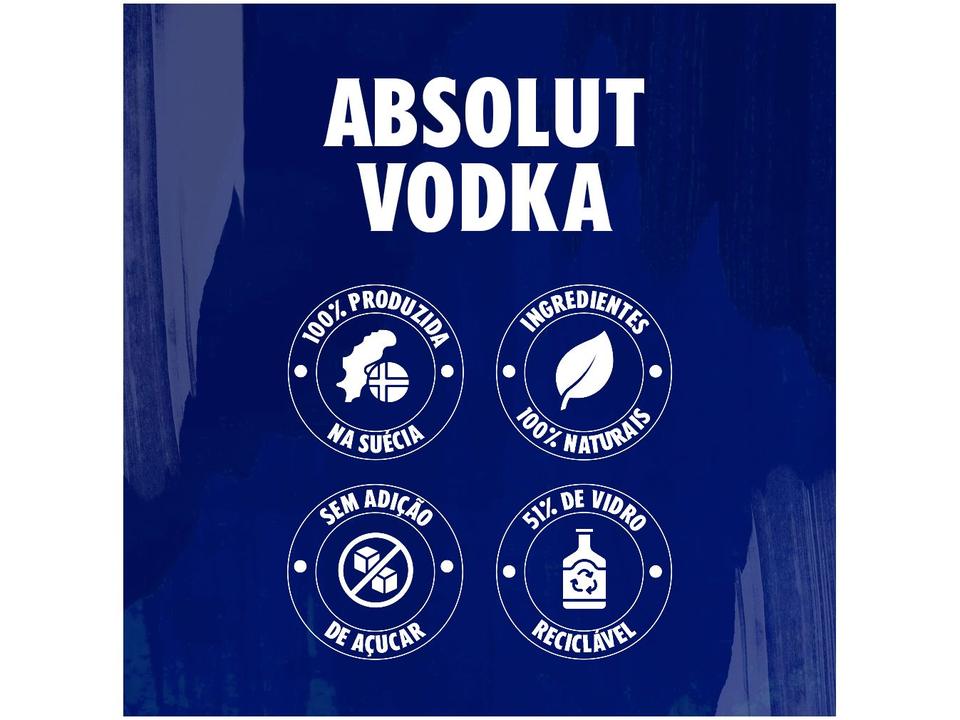 Vodka Absolut 750ml - 4