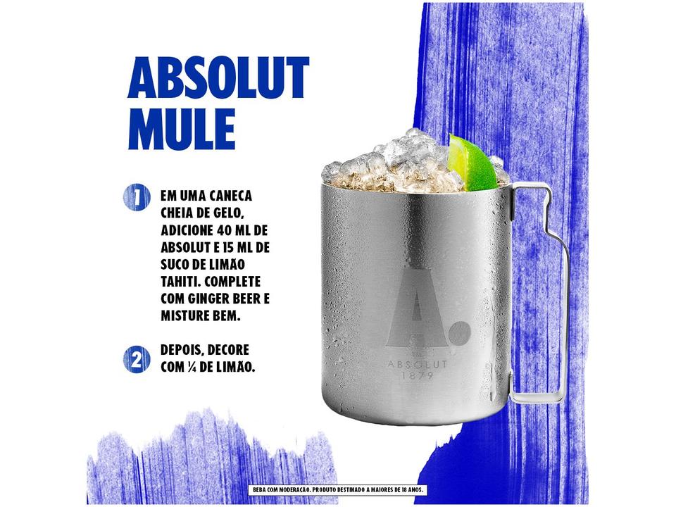 Vodka Absolut 750ml - 5