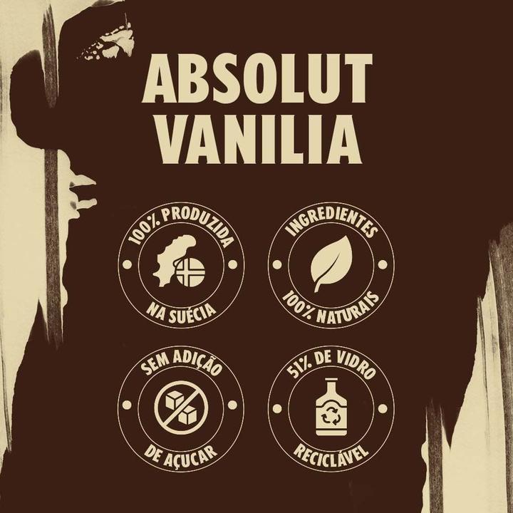 Vodka Absolut Baunilha Vanilla 750ml - 5