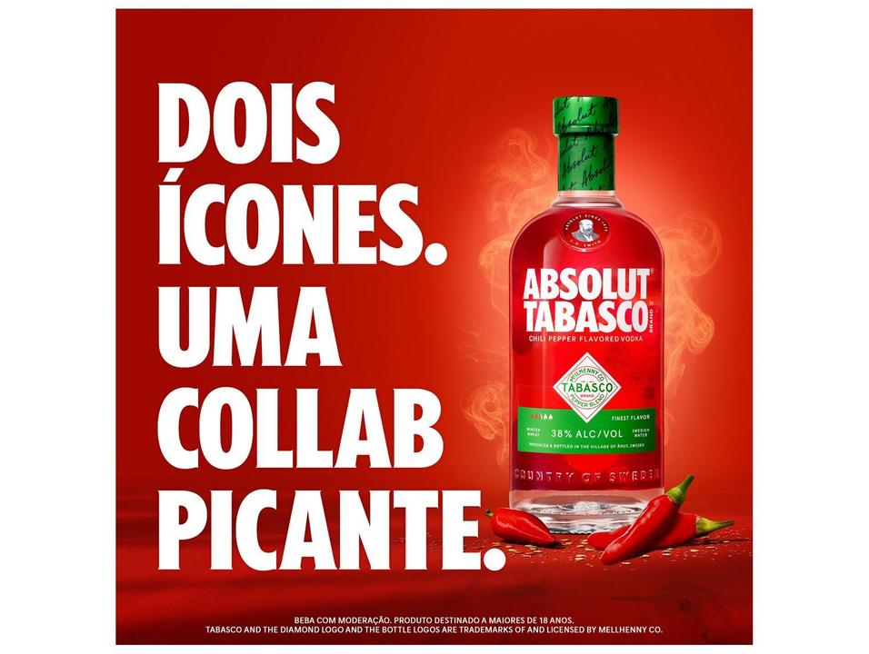 Vodka Absolut Pimenta Tabasco 750ml - 3