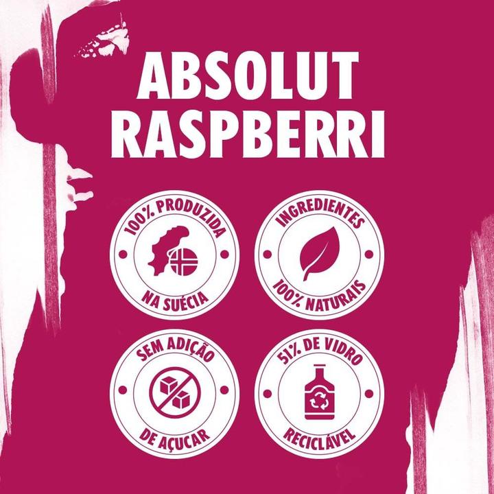 Vodka Absolut Raspberri - 750 ml - 5