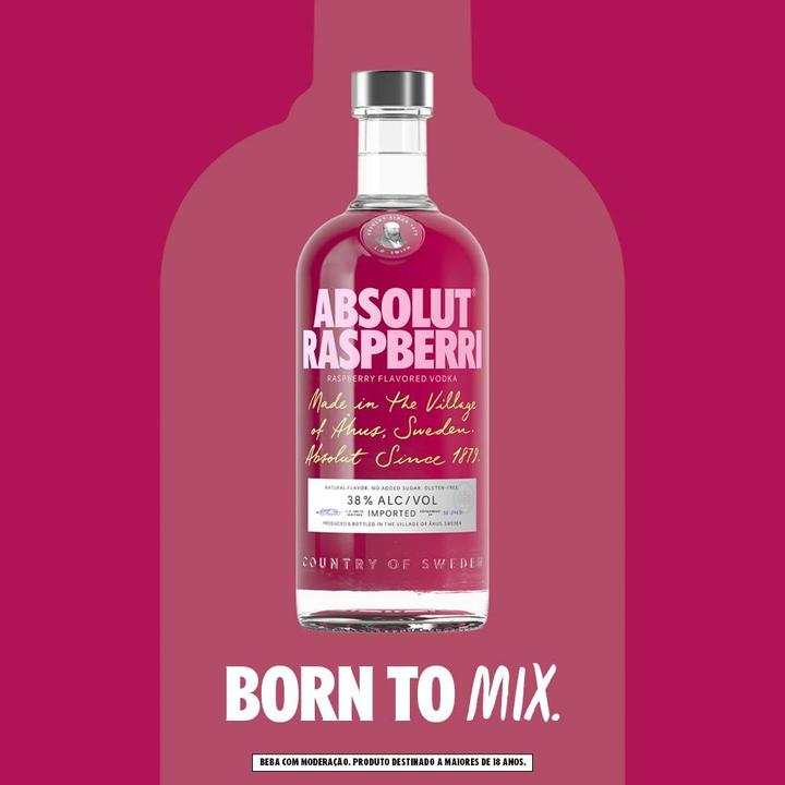 Vodka Absolut Raspberri - 750 ml - 7