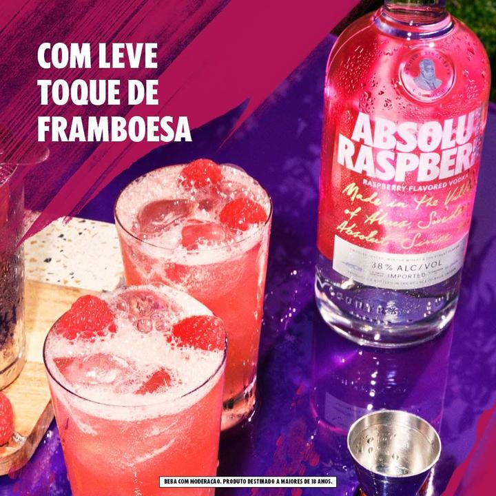 Vodka Absolut Raspberri - 750 ml - 3