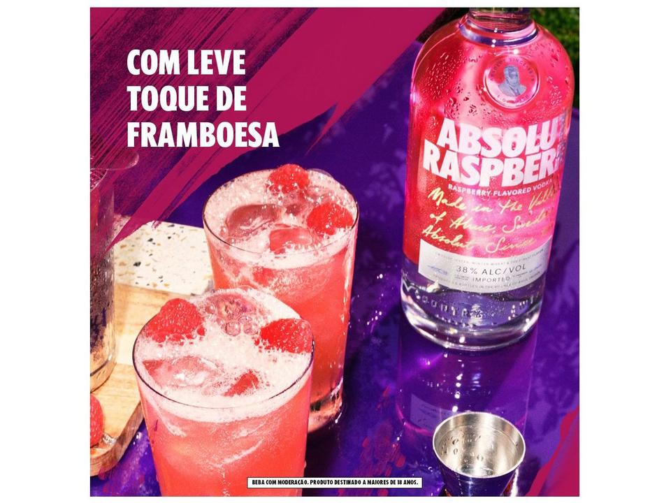 Vodka Absolut Raspberri 750ml - 7