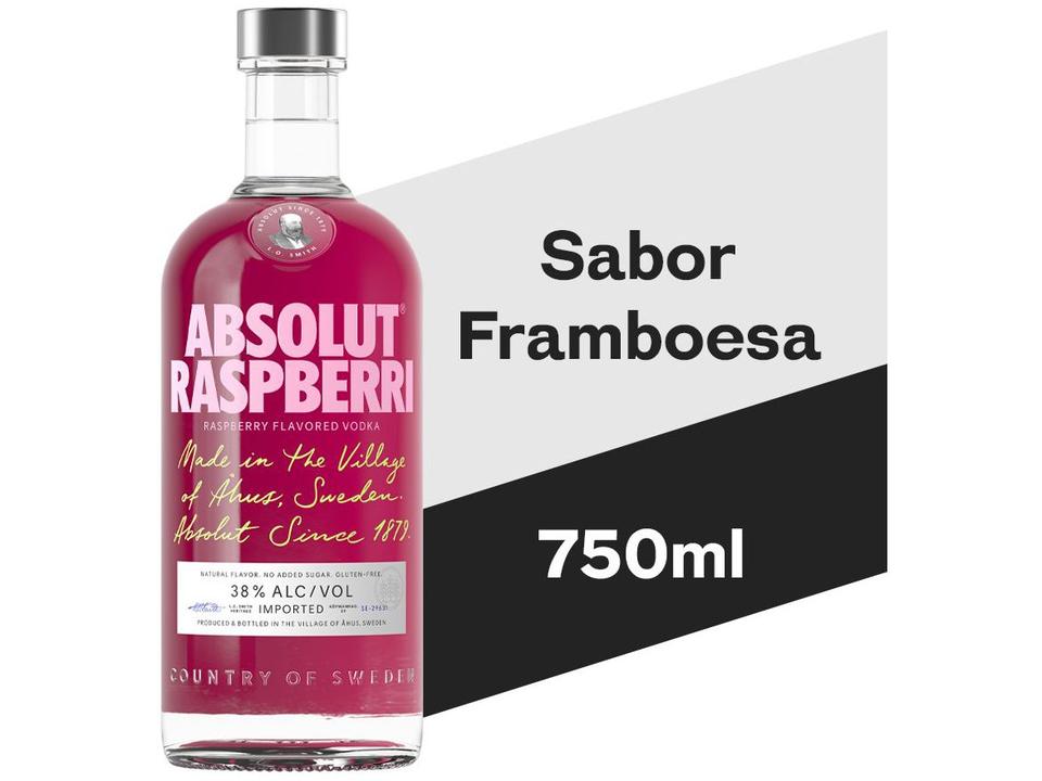 Vodka Absolut Raspberri 750ml - 1