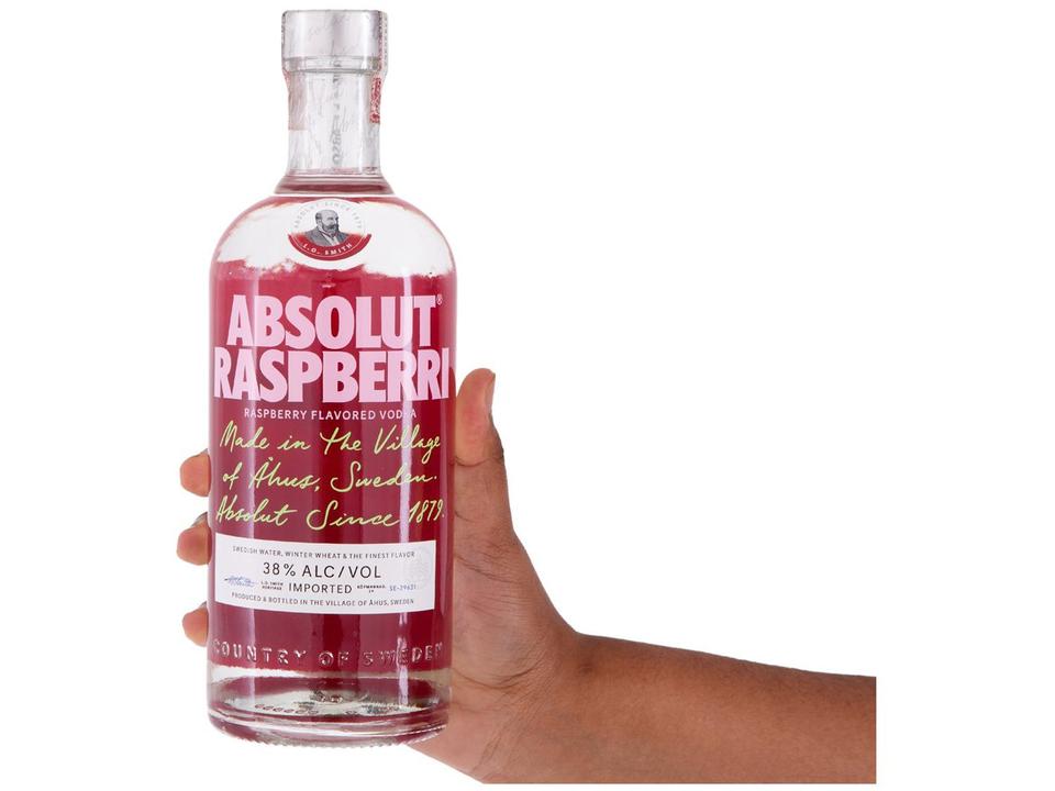 Vodka Absolut Raspberri 750ml - 6