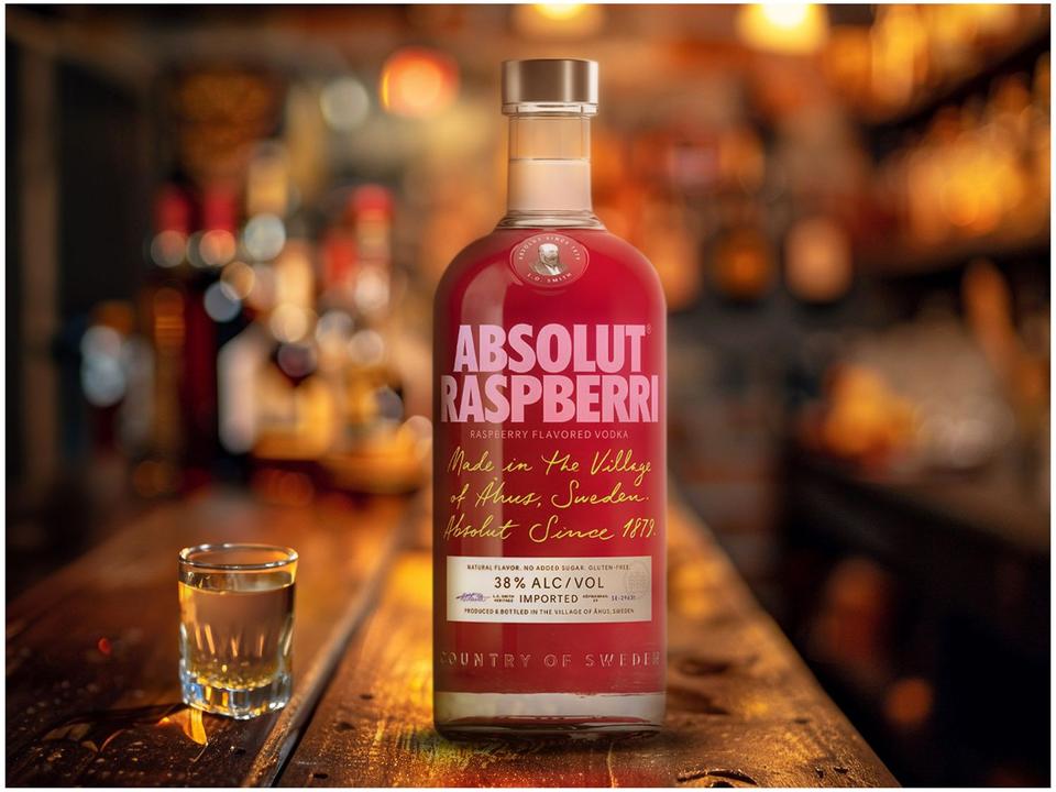 Vodka Absolut Raspberri 750ml - 2
