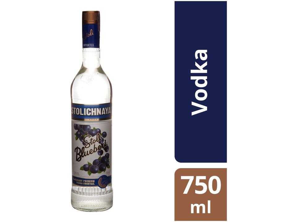 Vodka Stolichnaya Mirtilo Stoli Blueberi 750ml - 1