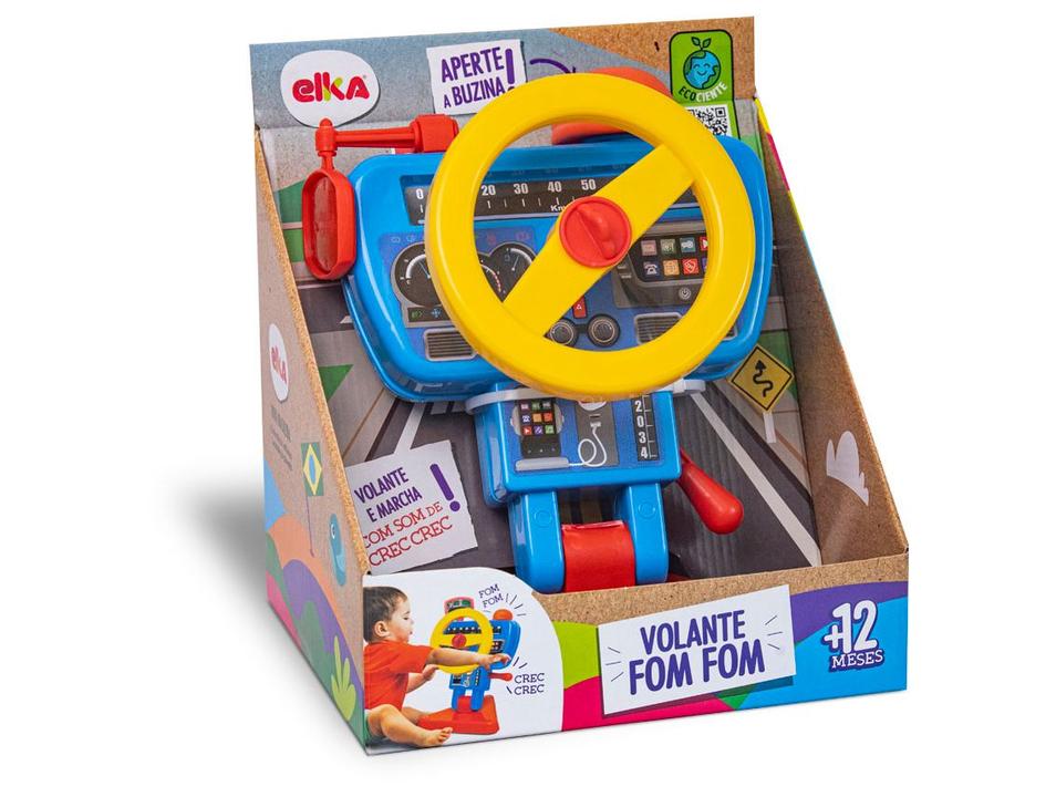Volante de Brinquedo Fom Fom Emite Som Elka - 3