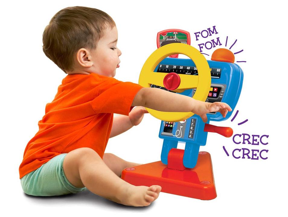 Volante de Brinquedo Fom Fom Emite Som Elka - 2