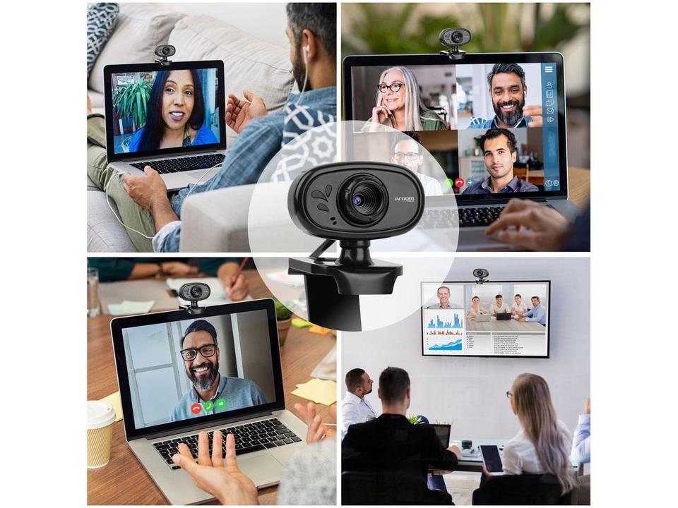 Webcam HD Argom CAM20 720MP - 4