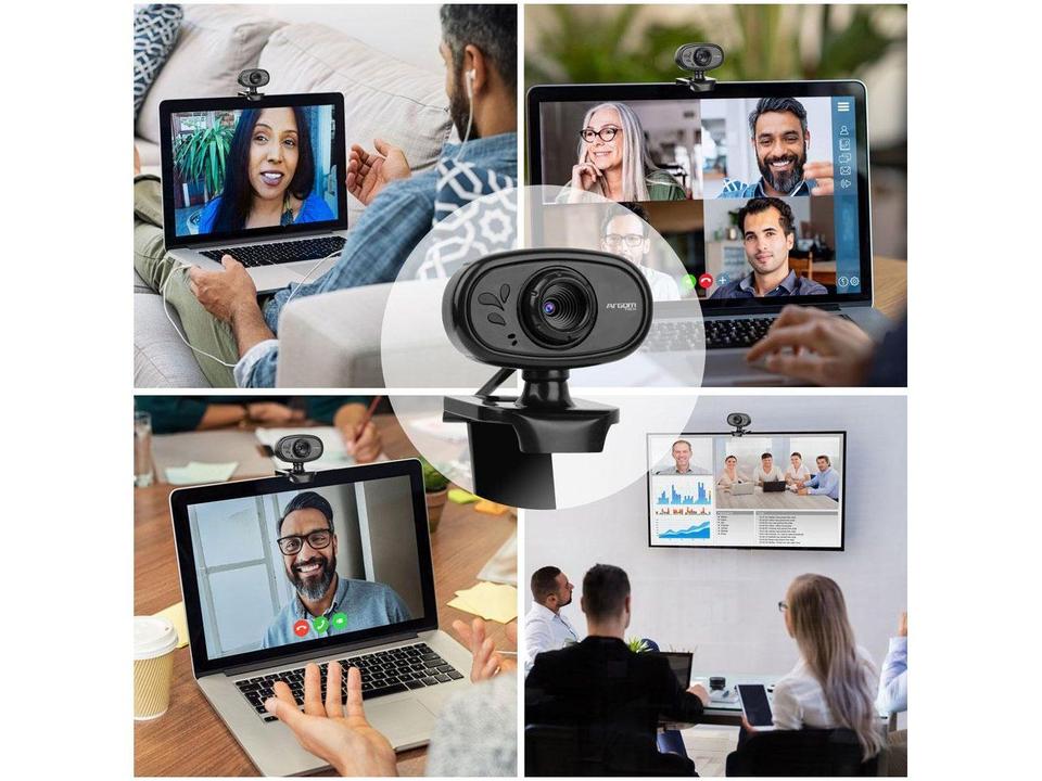Webcam HD Argom CAM20 720MP - 4