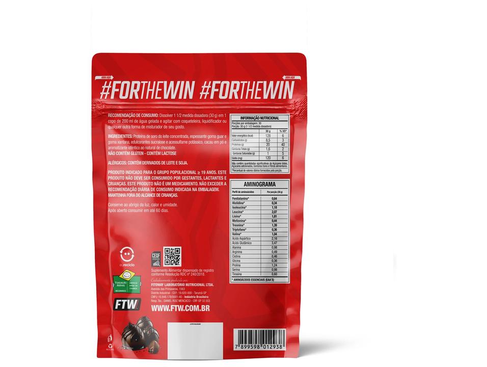 Whey Protein Concentrado FTW 100% Whey Chocolate 900g - 1