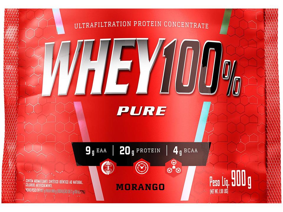 Whey Protein Concentrado Integralmédica 100% Pure - 900g Baunilha Natural - 1