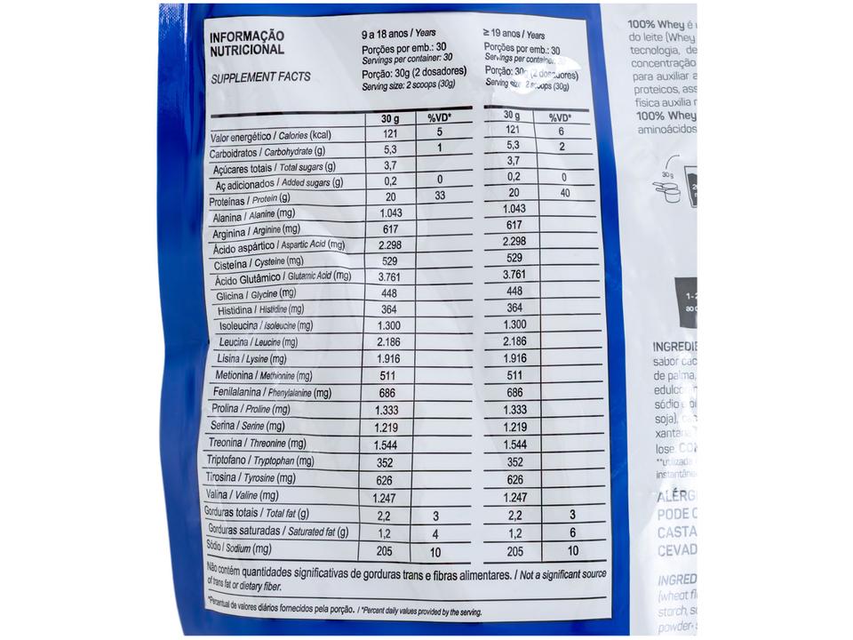 Whey Protein Concentrado Max Titanium 900g Cookies & Cream - 3