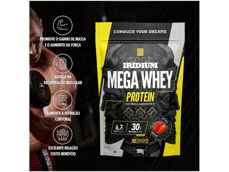Whey Protein Iridium Labs Mega Morango 900g - 4